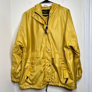 Bella Donna Lightweight Jacket w/ Hood Zip Up & Snaps Women’s Size XL Has Flaws
